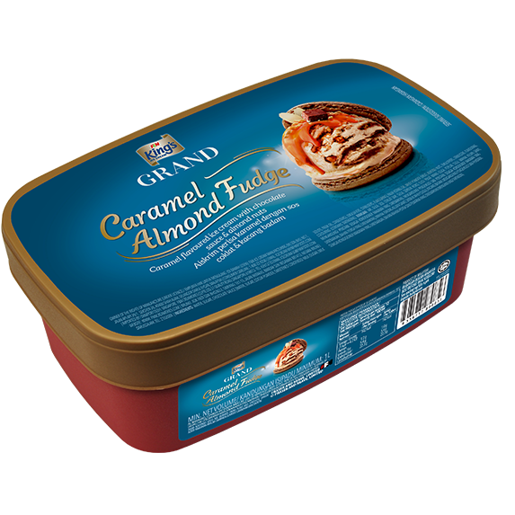 Grand Caramel Almond Fudge